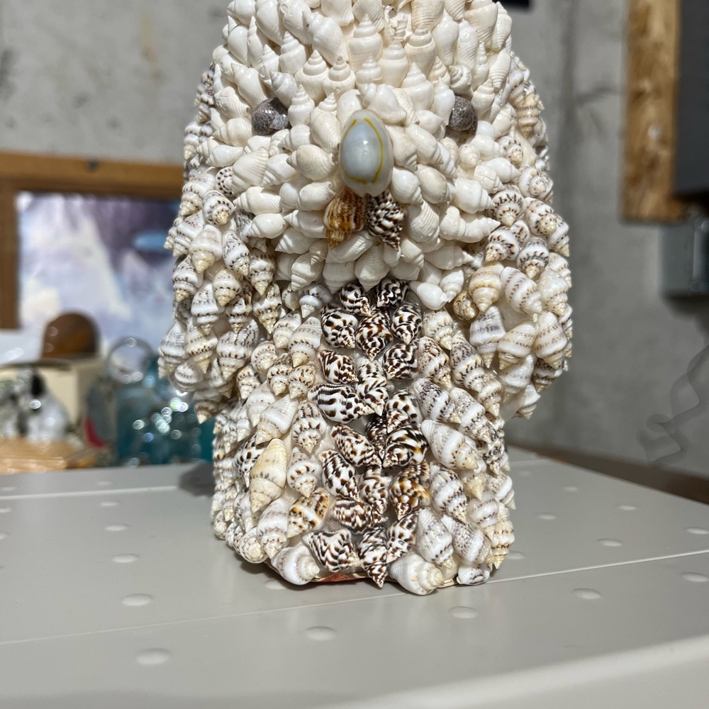 Seashell Dog Figurine